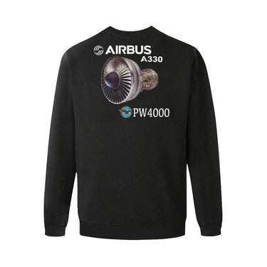 AIRBUS 330 MEN'S OVERSIZED FLEECE CREW SWEATSHIRT - PILOTSX